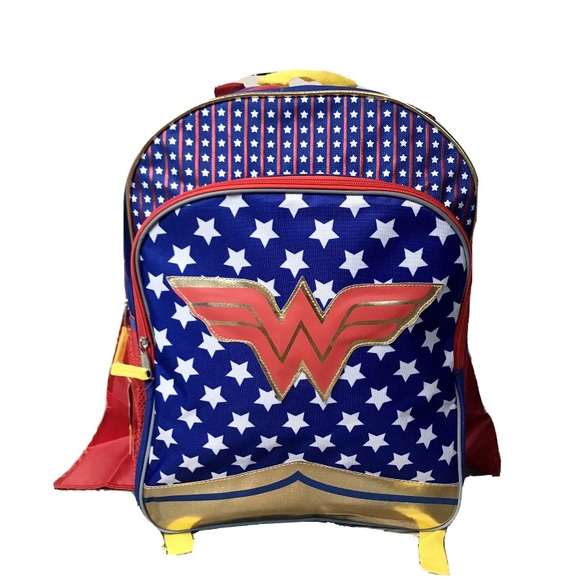 Wonder Woman Backpack With Detachable Cape - Picture 1 of 12